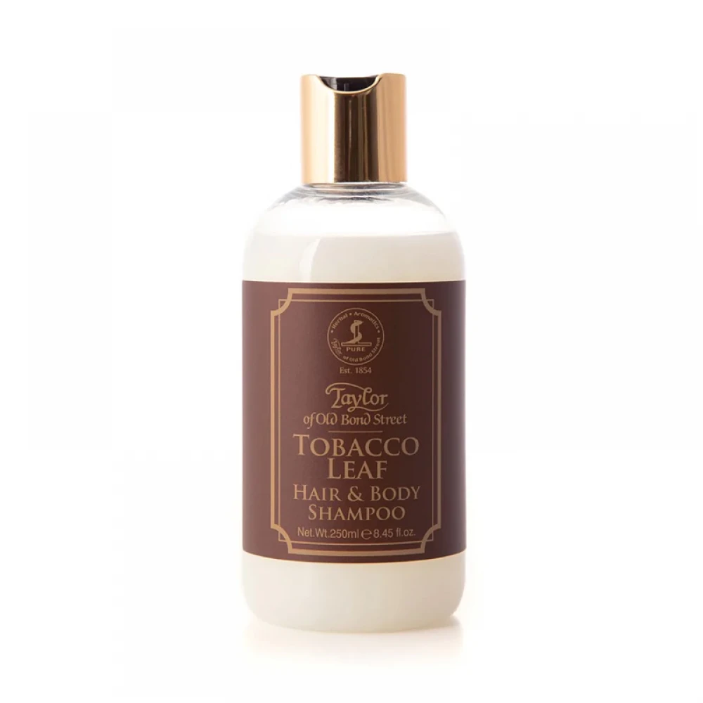 Taylor of Old Bond Street – Tobacco Leaf Hair & Body Shampoo 2 en 1, 250 ml